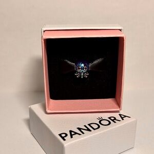 Pandora Blue Octopus Charm Sterling Silver Enamel